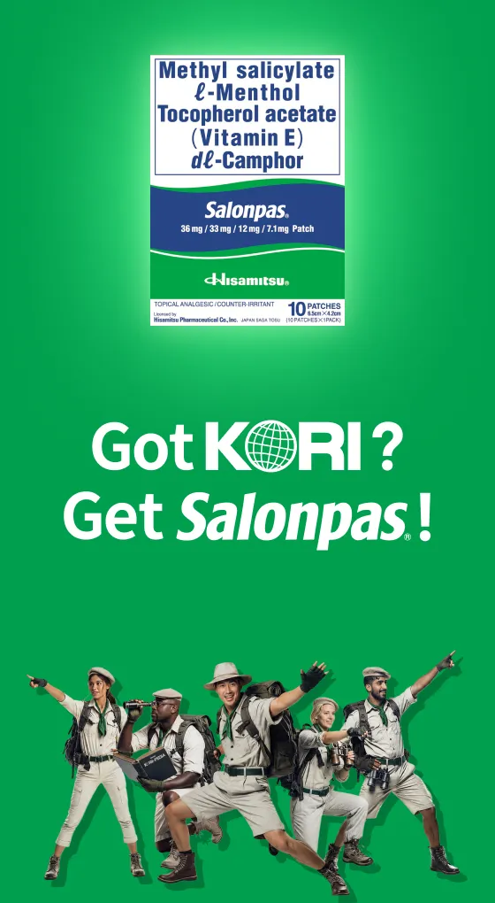 Got KORI? Get Salonpas®!