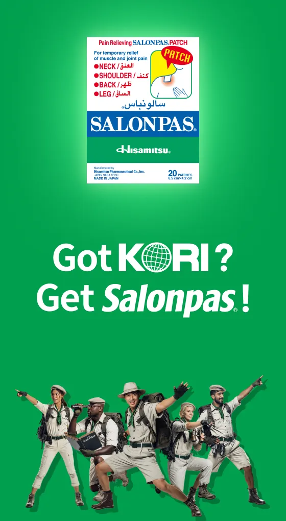 Got KORI? Get Salonpas®!